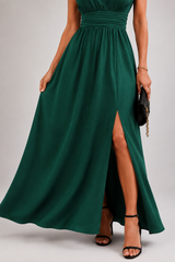 Veralisse – Elegant Side-Slit Maxi Dress