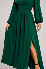 Emerielle – Elegant Long Sleeve Maxi Dress