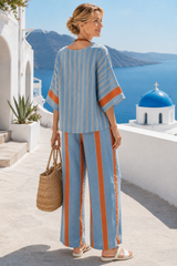 Santelina – Coastal Stripe Two-Piece Set