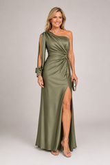 Selvara – One-Shoulder Luxe Evening Dress