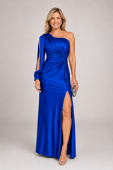 Selvara – One-Shoulder Luxe Evening Dress