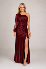 Selvara – One-Shoulder Luxe Evening Dress