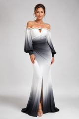 Elysia – Ombre Elegance Maxi Dress