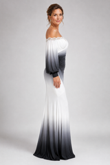 Elysia – Ombre Elegance Maxi Dress