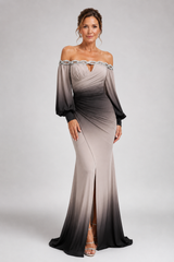 Elysia – Ombre Elegance Maxi Dress