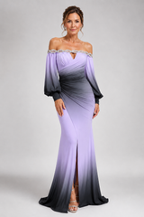 Elysia – Ombre Elegance Maxi Dress