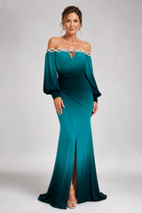 Elysia – Ombre Elegance Maxi Dress
