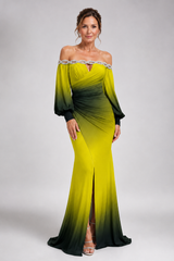 Elysia – Ombre Elegance Maxi Dress