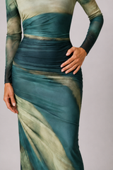 Elaris – Ocean Mist Maxi Dress