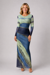 Elaris – Ocean Mist Maxi Dress