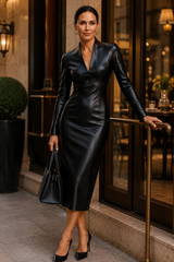 Noiré – Sculpted Luxe Bodycon Dress