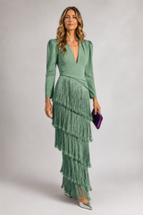 Verdara – Fringe Elegance Maxi Dress