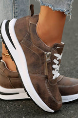 Bravelle - Urban Zip Comfort Sneakers
