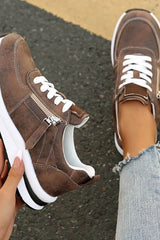 Bravelle - Urban Zip Comfort Sneakers