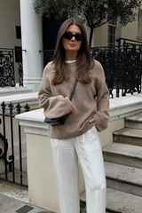 Denise - Fluffy Knit Jumper