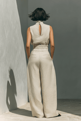 Aria - High-Neck Wide-Leg Set
