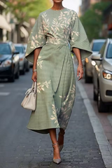 Florienne – Vibrant Bloom Midi Dress