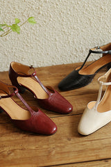 Marovelle - Vintage Leather Pumps