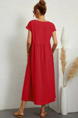 Serenna - Relaxed Pocket Maxi Dress