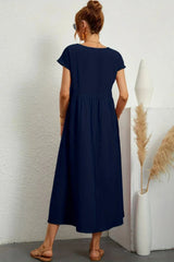 Serenna - Relaxed Pocket Maxi Dress