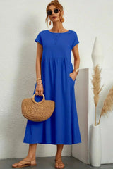 Serenna - Relaxed Pocket Maxi Dress