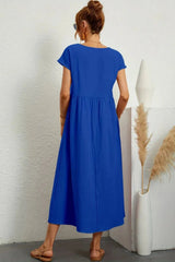 Serenna - Relaxed Pocket Maxi Dress