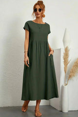 Serenna - Relaxed Pocket Maxi Dress
