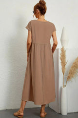 Serenna - Relaxed Pocket Maxi Dress