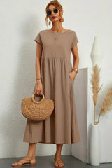 Serenna - Relaxed Pocket Maxi Dress