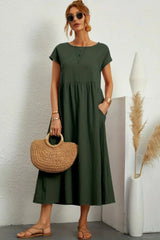 Serenna - Relaxed Pocket Maxi Dress