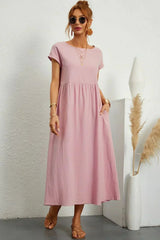 Serenna - Relaxed Pocket Maxi Dress