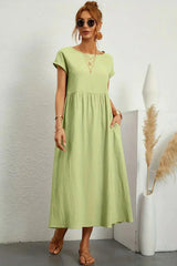 Serenna - Relaxed Pocket Maxi Dress