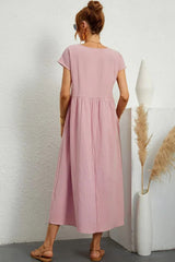 Serenna - Relaxed Pocket Maxi Dress