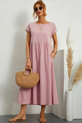 Serenna - Relaxed Pocket Maxi Dress