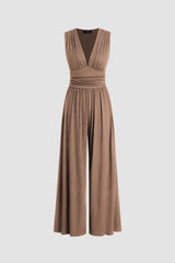 Elowen - Elegant Wide Leg Jumpsuit