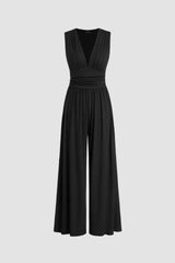 Elowen - Elegant Wide Leg Jumpsuit