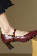 Seralyn - Classic Leather Pumps