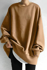 Sally - Oversized round neck jumper for women