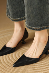 Elarisse - Luxe Leather Pumps