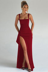Aria – Elegant High-Slit Evening Dress