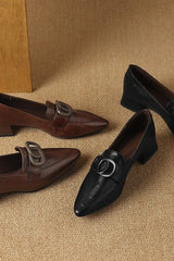 Aureline - Luxe Leather Flats