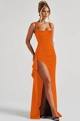Aria – Elegant High-Slit Evening Dress