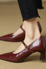 Seralyn - Classic Leather Pumps