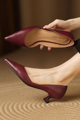 Elarisse - Luxe Leather Pumps