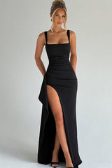 Aria – Elegant High-Slit Evening Dress