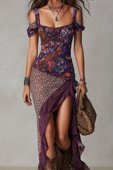 Virella - Boho Wildflower Maxi Dress