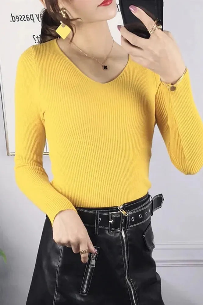 Solid Rib - Longsleeve