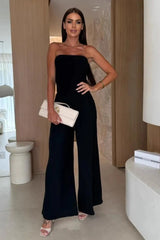 The Coastal Muse – Strapless Jumpsuit