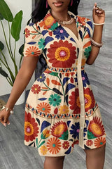 Marigolda – Boho Bloom Shirt Dress