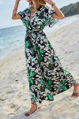 Tropelle – Tropical Wrap Maxi Dress